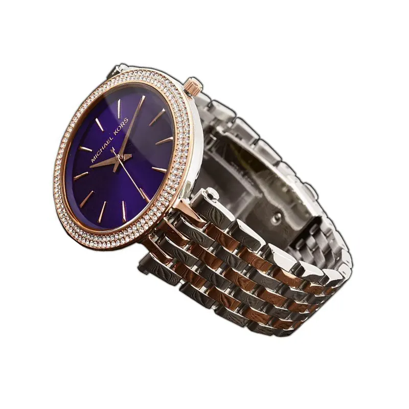 Michael Kors Darci Blue Dial Fashion Ladies Watch- MK3353